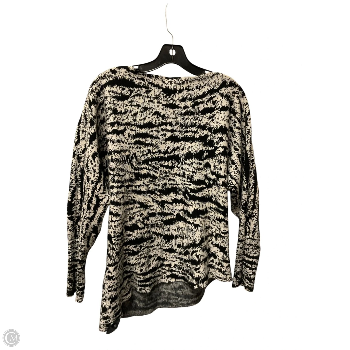 Sweater By Express In Black & Grey, Size: L