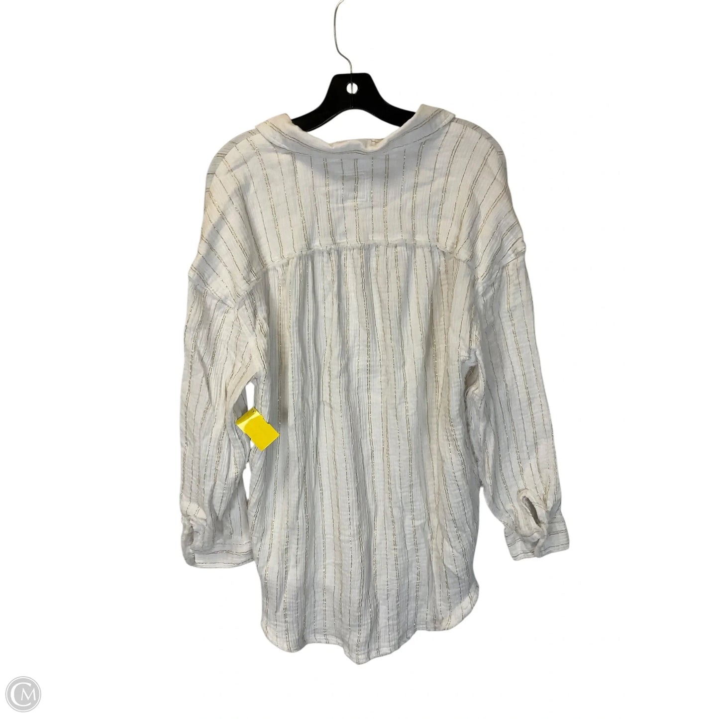 Top Long Sleeve By Aerie In White, Size: M