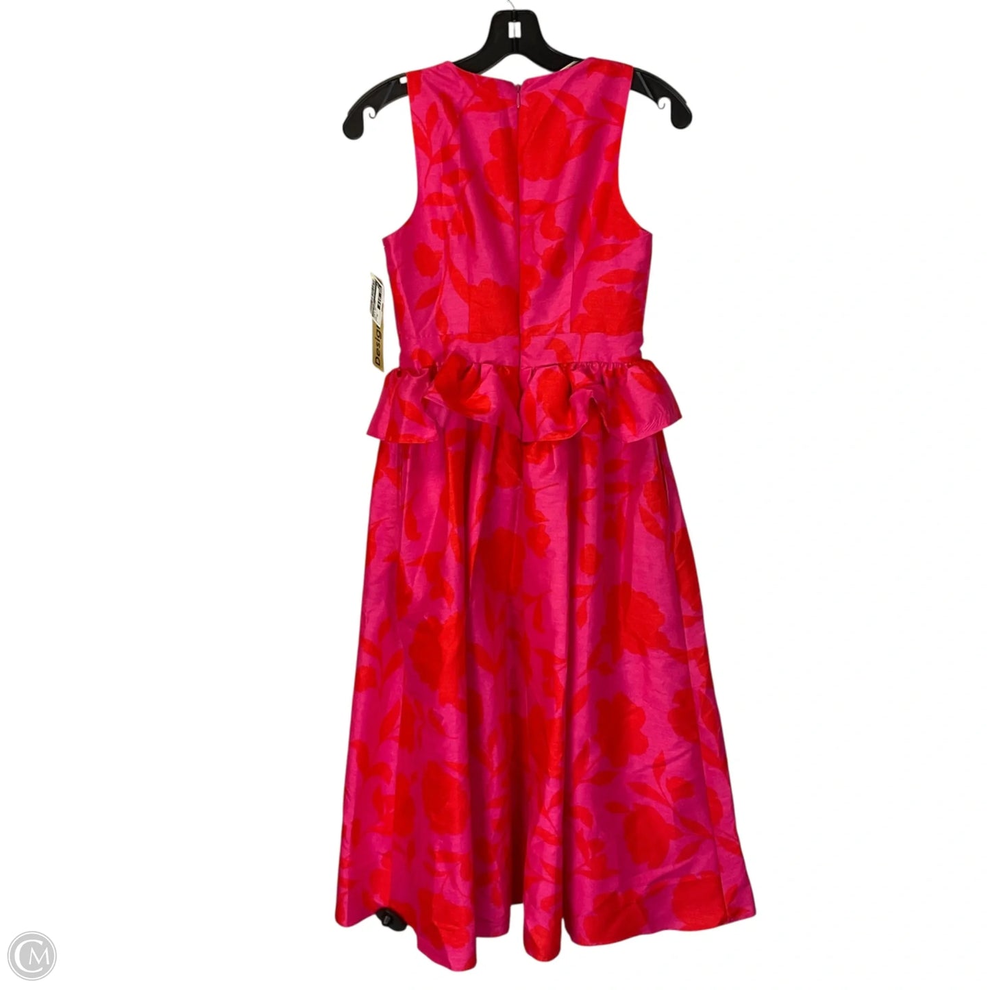 Dress Designer By Kate Spade In Pink & Red, Size: Xs