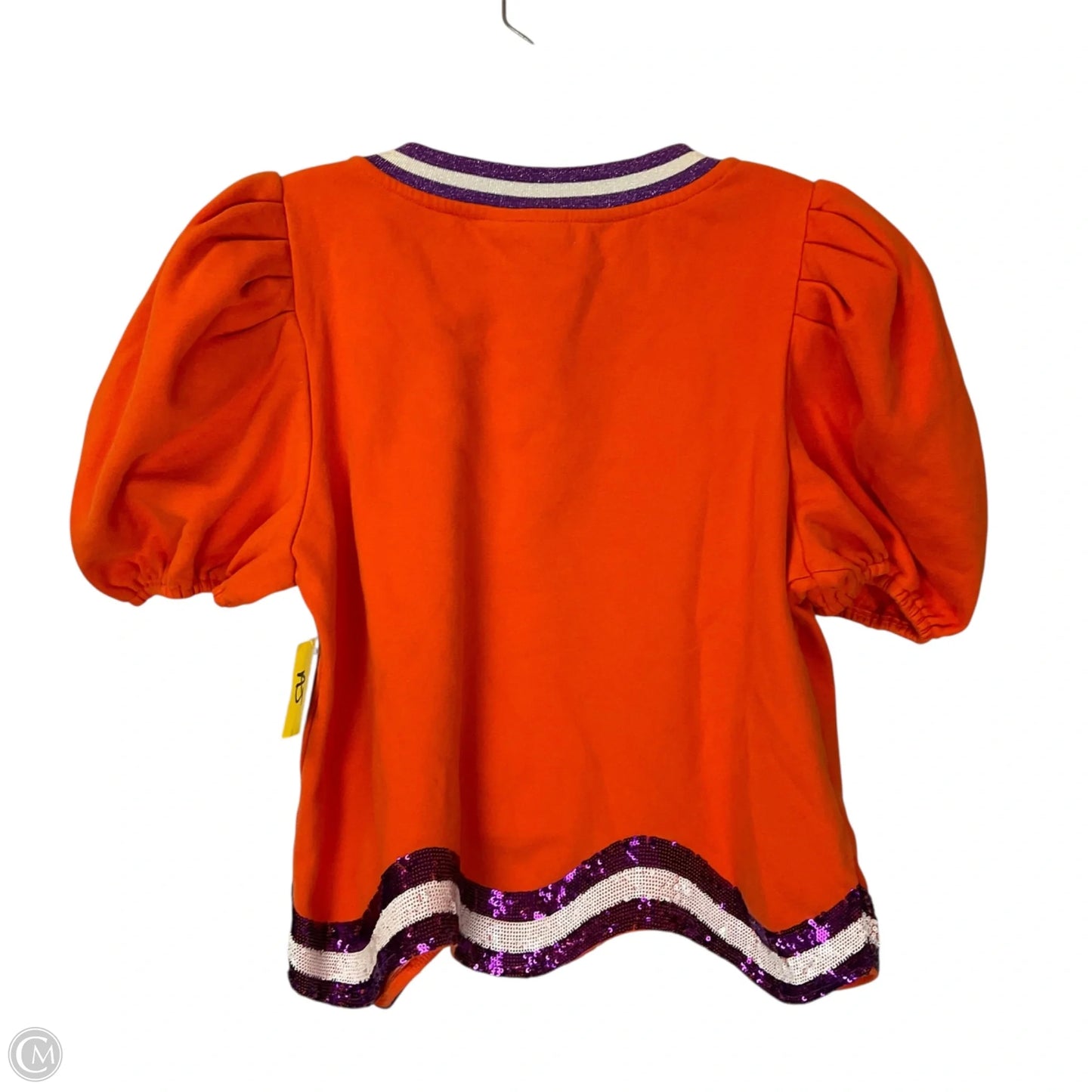 Top Short Sleeve By Cmb In Orange, Size: S