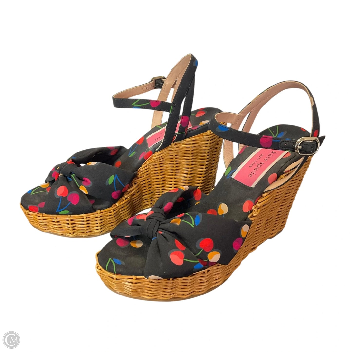 Shoes Designer By Kate Spade In Black & Tan, Size: 8