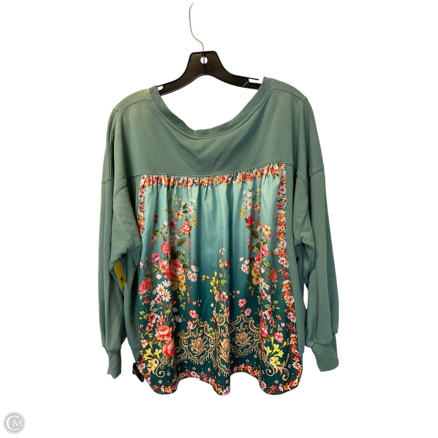Top Long Sleeve By Umgee In Green, Size: S