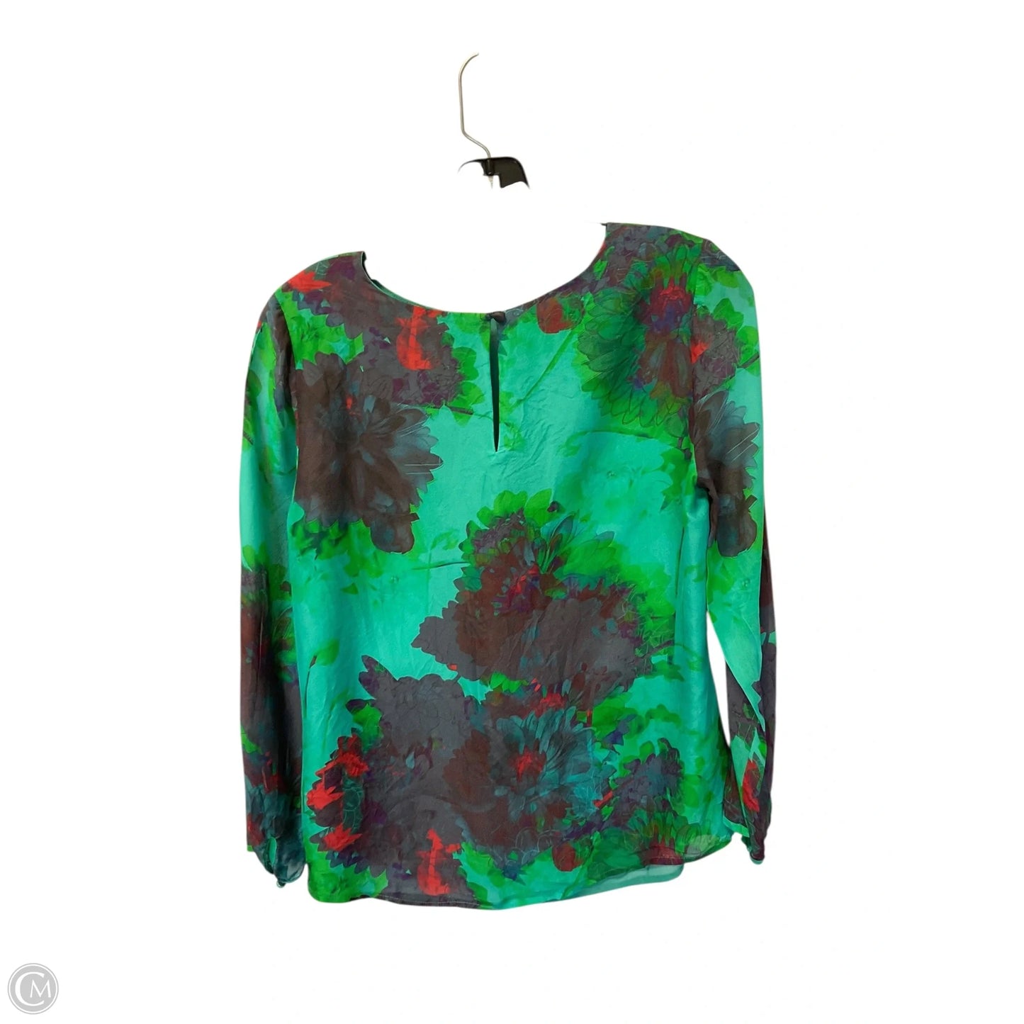 Top Long Sleeve By J. Crew In Green, Size: S