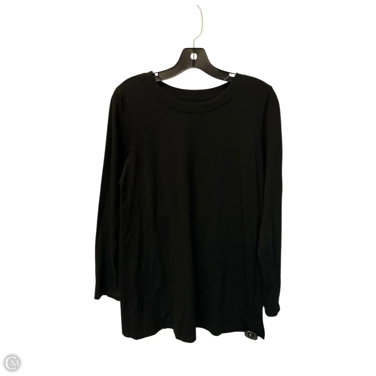 Top Long Sleeve Basic By J. Jill In Black, Size: S