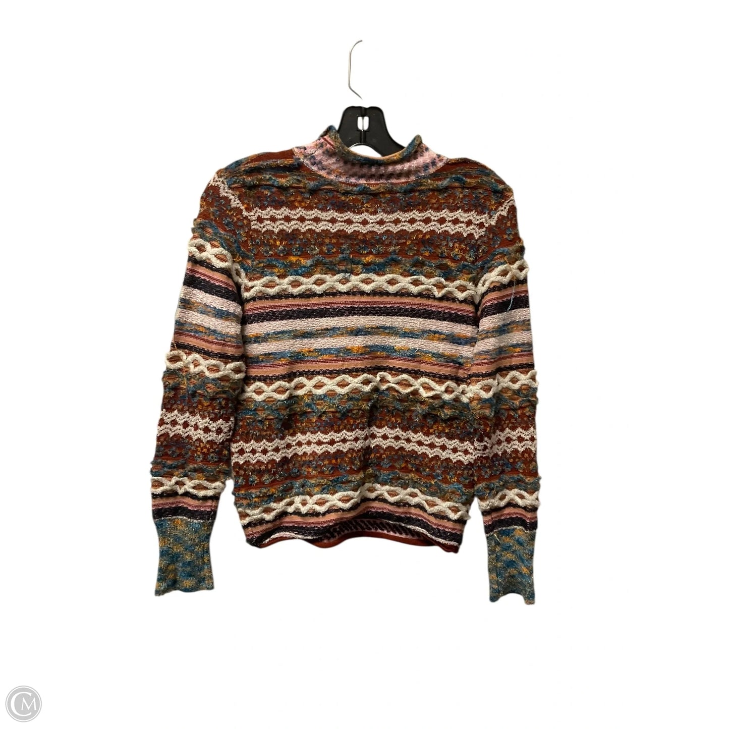 Top Long Sleeve By Gimmicks In Multi-colored, Size: M