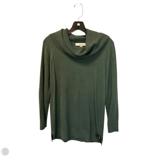 Top Long Sleeve By Loft In Green, Size: S