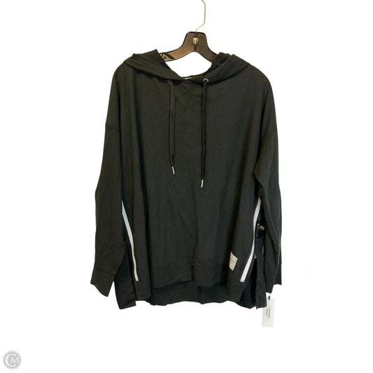 Sweatshirt Hoodie By Calvin Klein In Black, Size: 1x