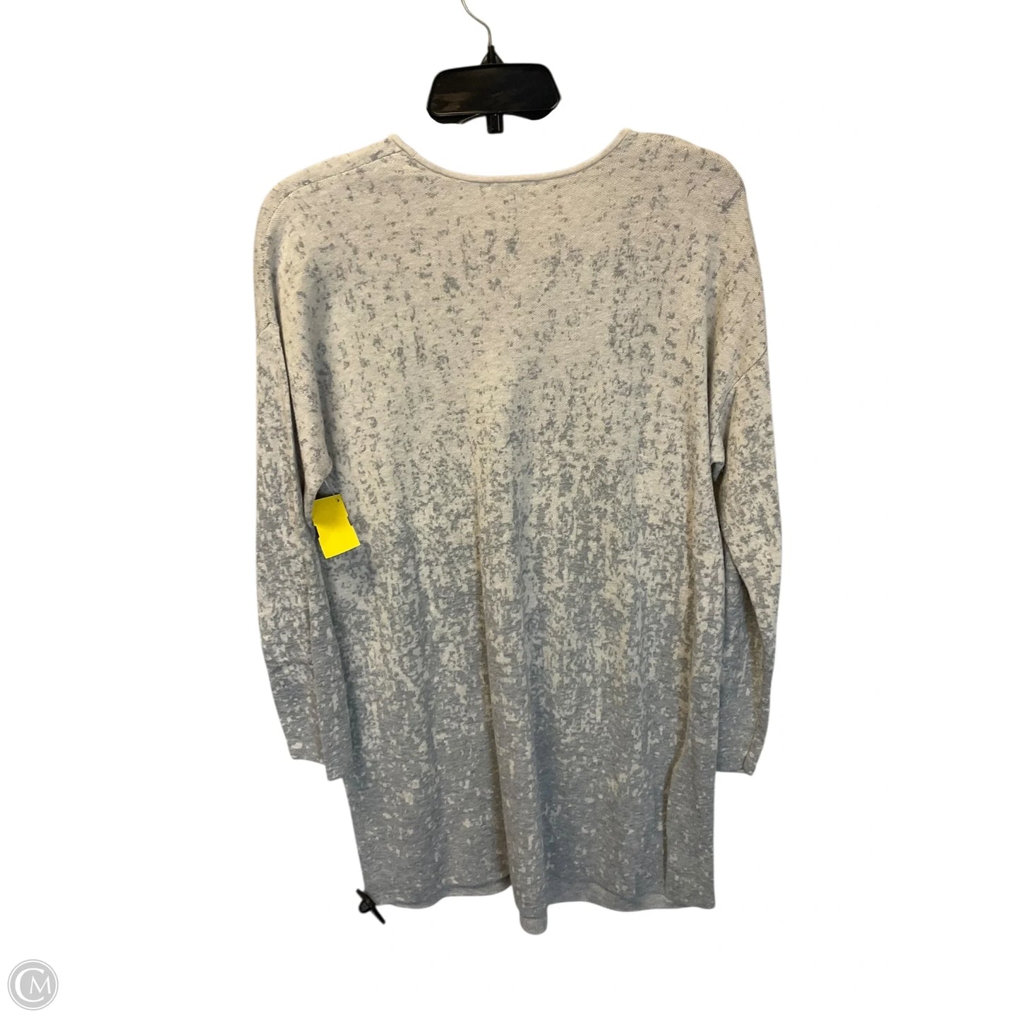 Top Long Sleeve By Pure Jill In Cream & Grey, Size: M