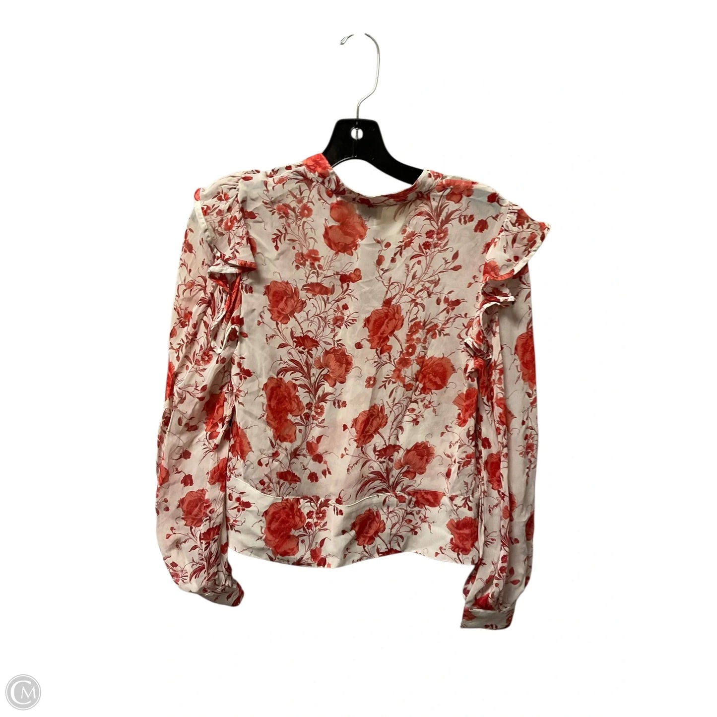 Top Long Sleeve By Maeve In Red, Size: Xs