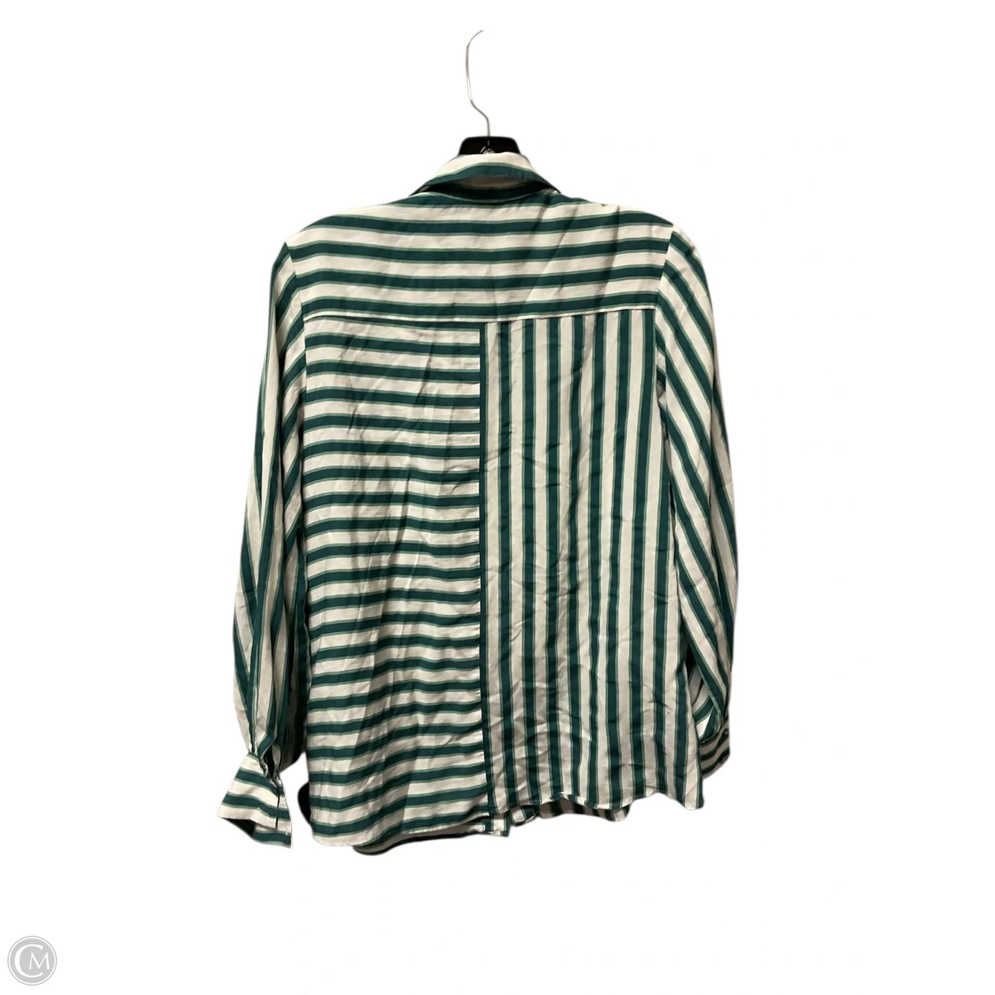 Top Long Sleeve By Maeve In Green, Size: S