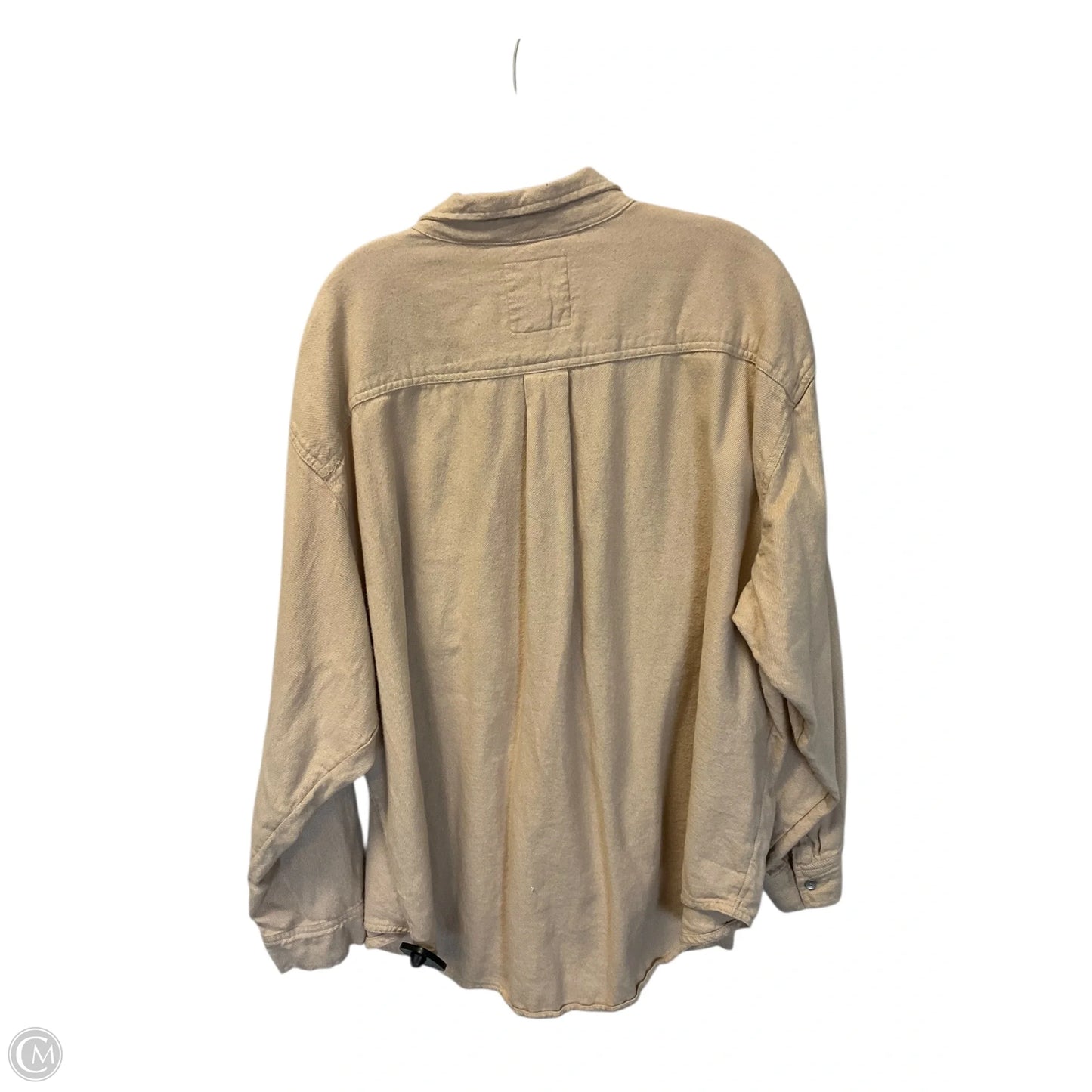 Top Long Sleeve By Aerie In Tan, Size: Xl