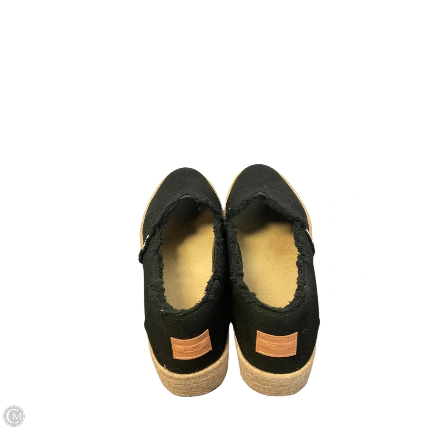 Shoes Flats By Toms In Black, Size: 9