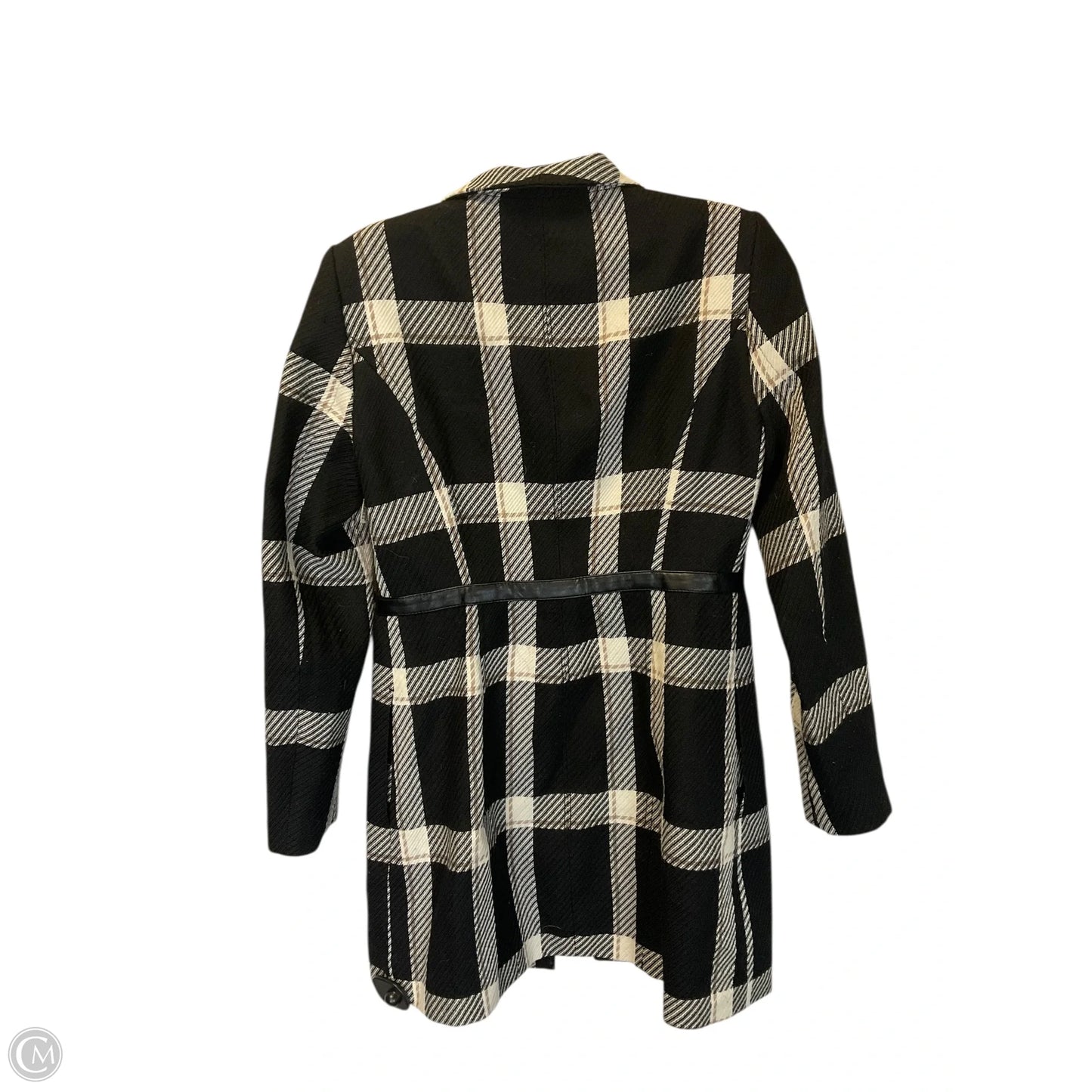 Jacket Fleece By White House Black Market In Plaid Pattern, Size: Xs