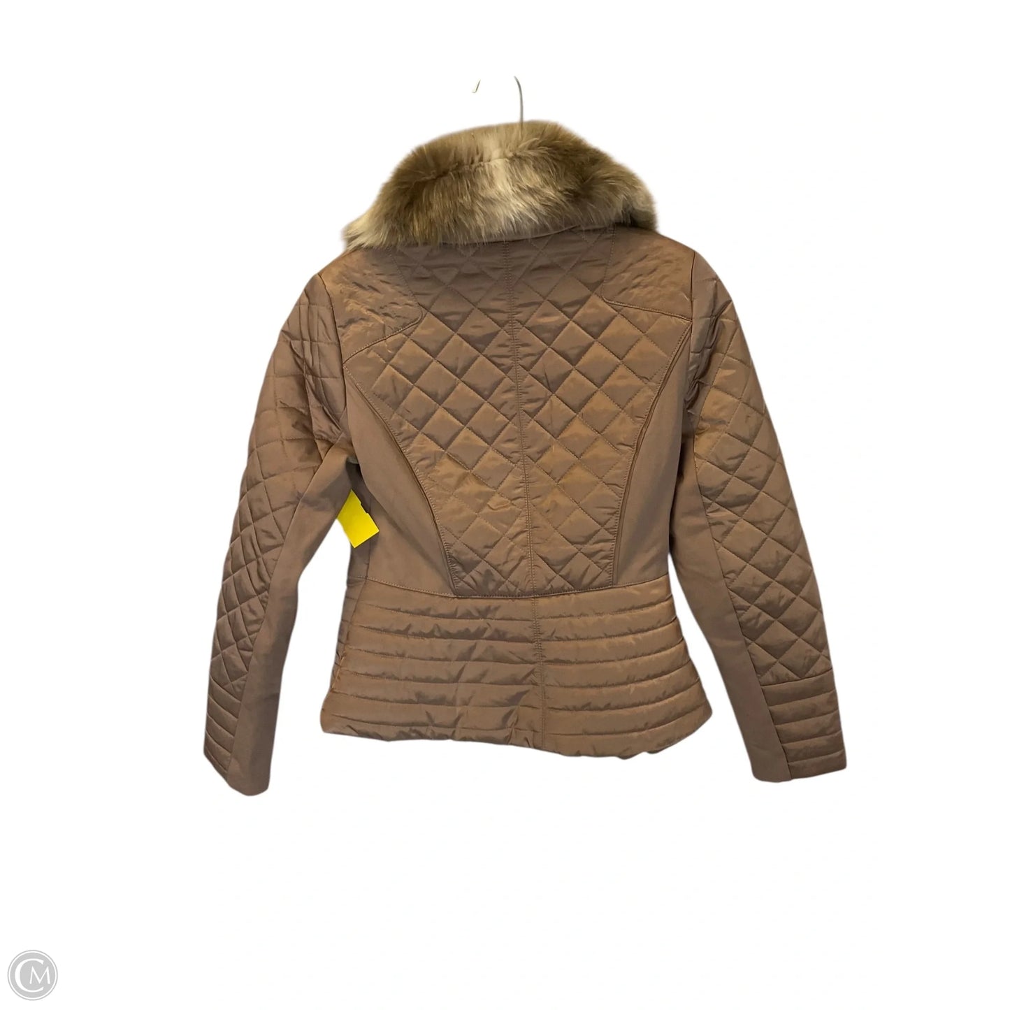 Jacket Puffer & Quilted By White House Black Market In Tan, Size: Xs
