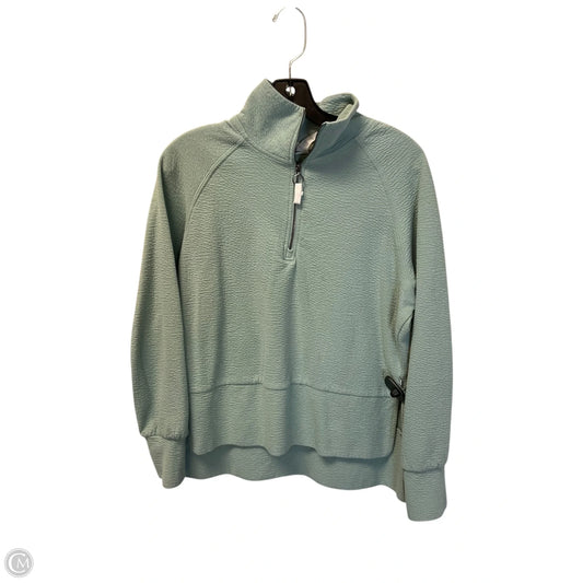 Sweatshirt Collar By Balance Collection In Teal, Size: Xs