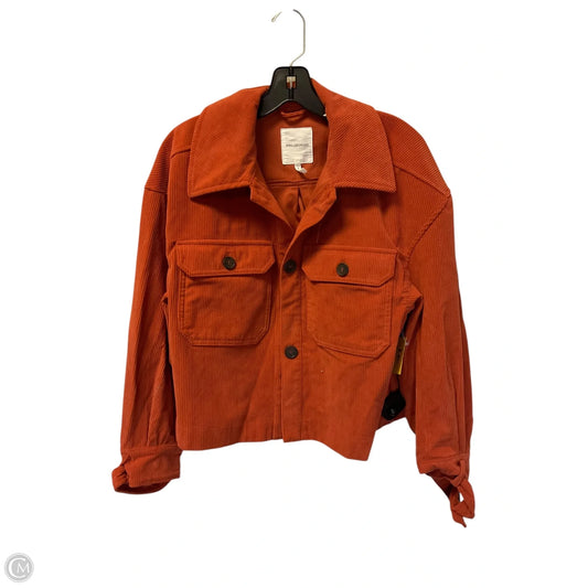 Jacket Shirt By Avec Les Filles In Orange, Size: S