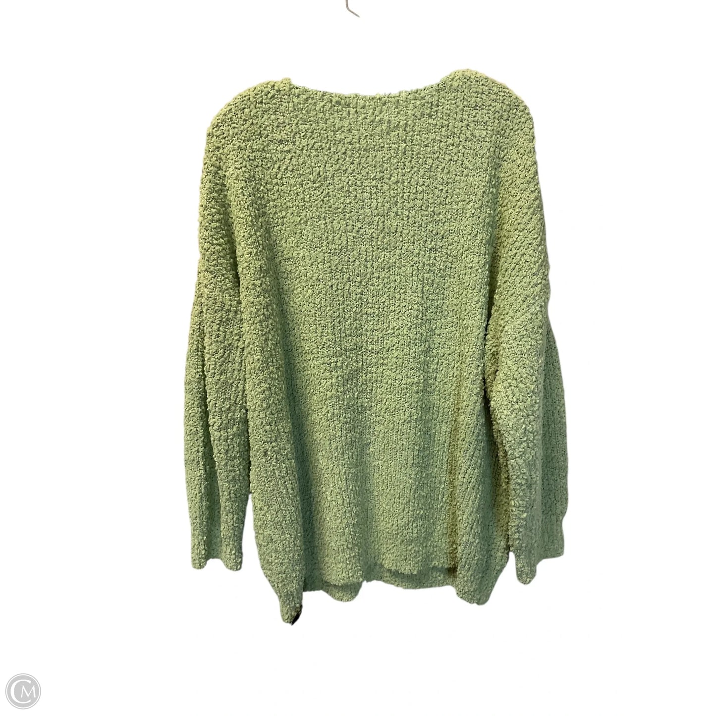 Sweater By Andree By Unit In Green, Size: 2x