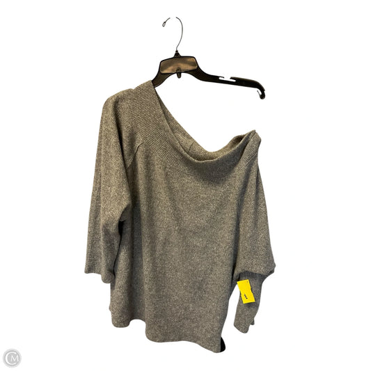 Top Long Sleeve By Sew In Love In Grey, Size: 2x