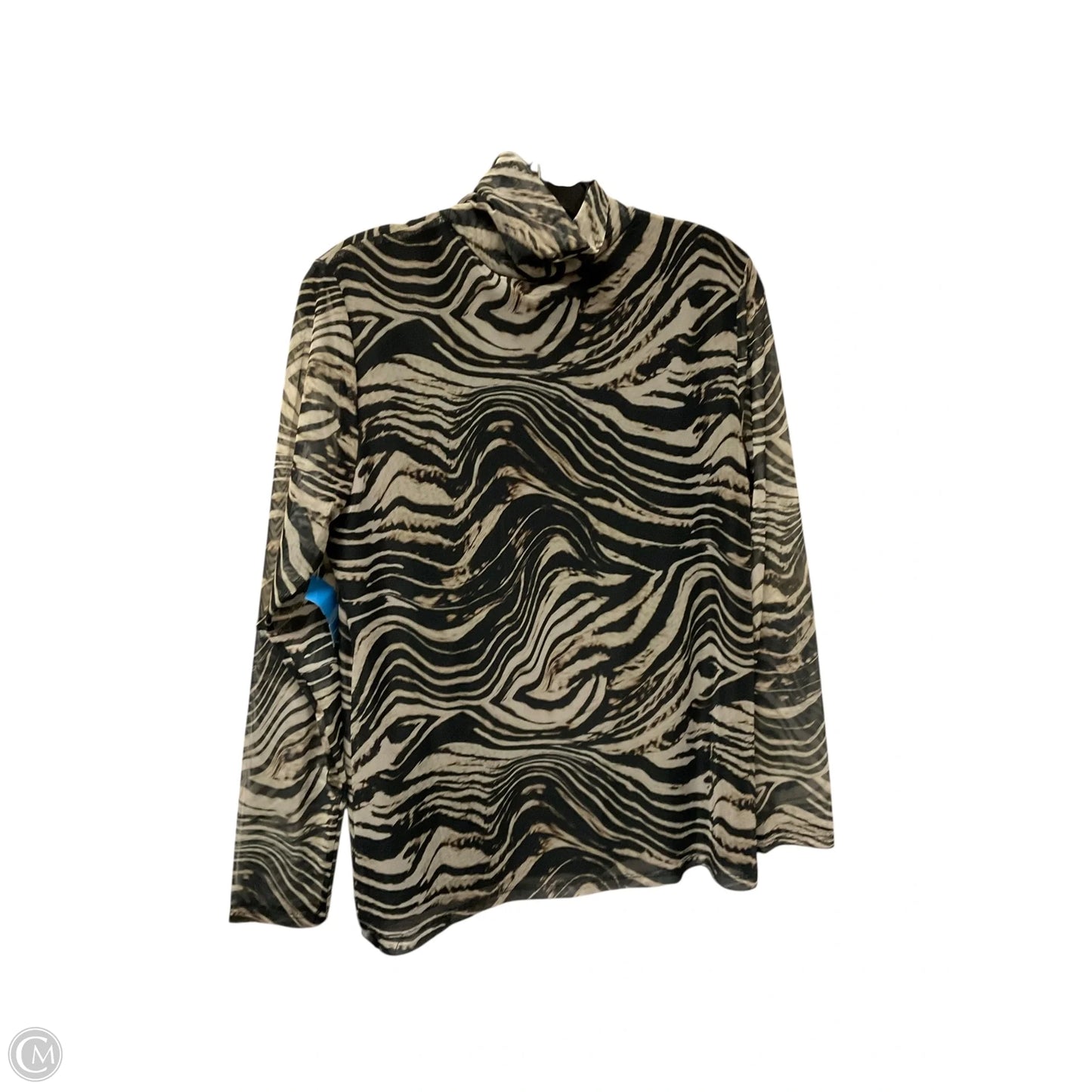 Top Long Sleeve By Rafaella In Tan, Size: L