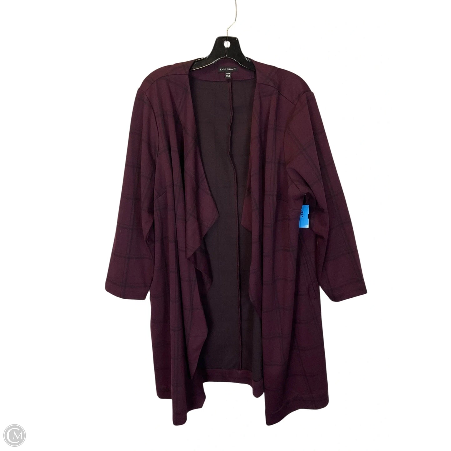 Cardigan By Lane Bryant In Purple, Size: 1x