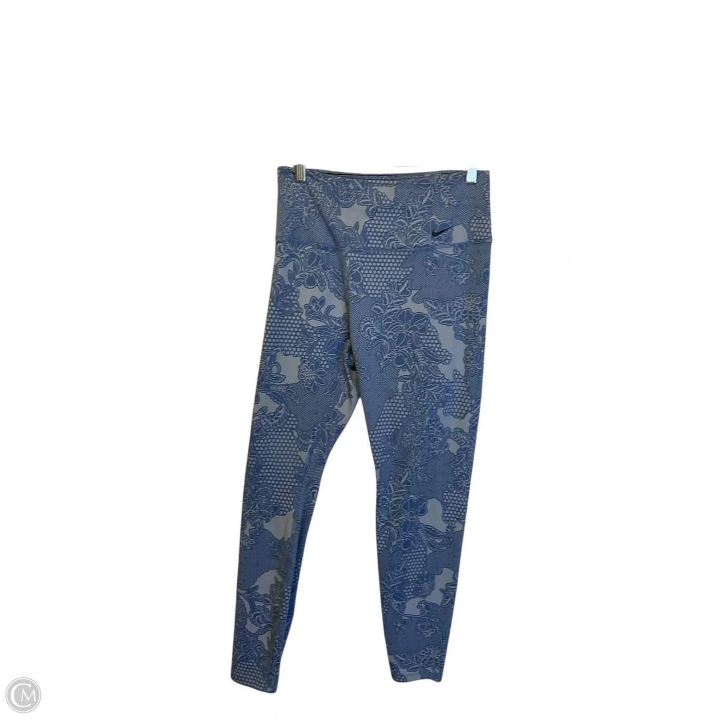 Athletic Leggings By Nike Apparel In Blue, Size: Xxl