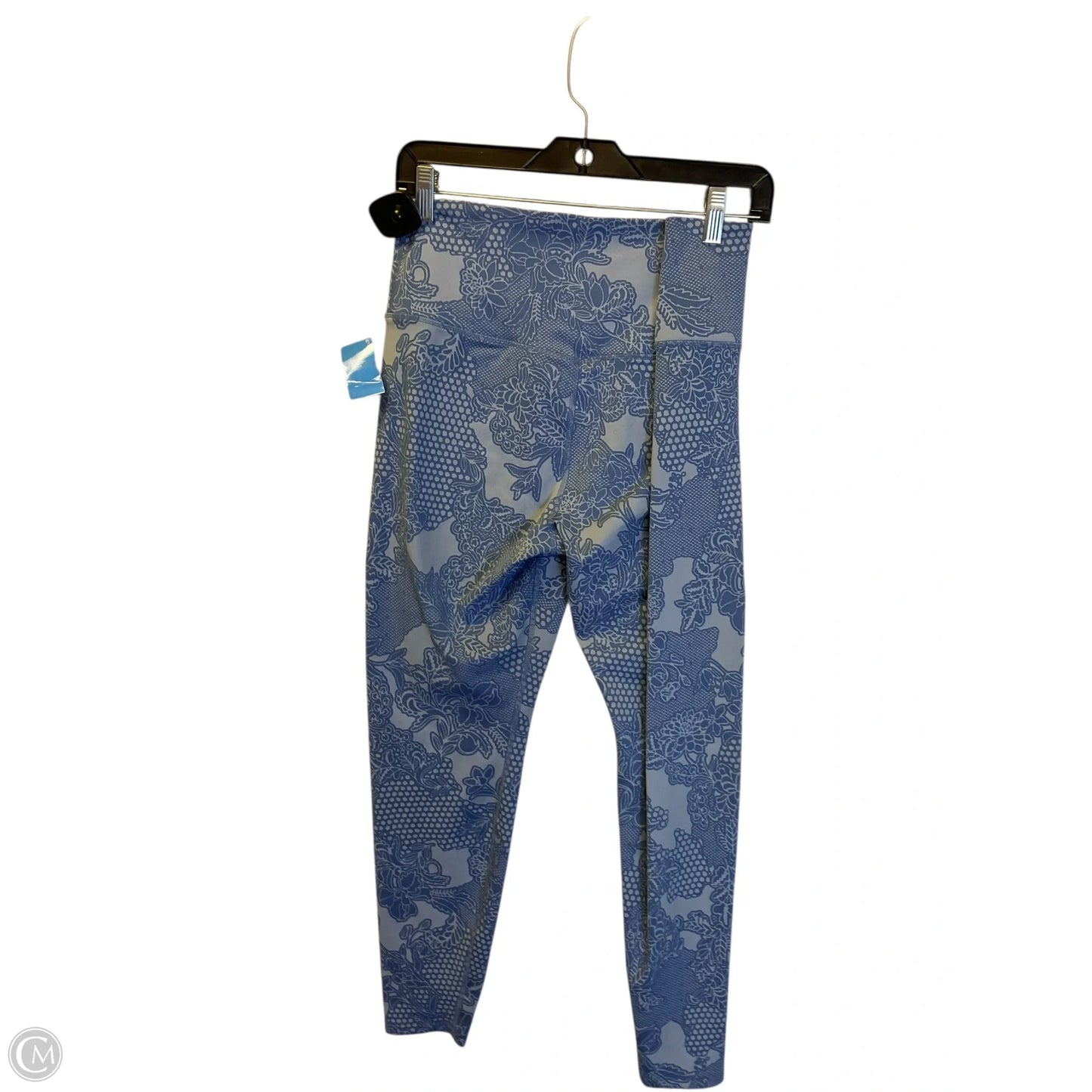 Athletic Leggings By Nike Apparel In Blue, Size: Xxl