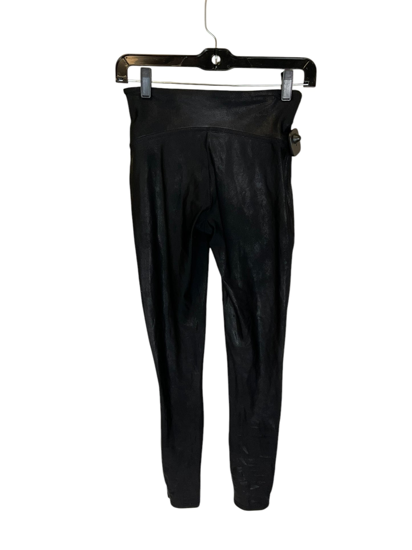 Athletic Leggings By Spanx In Black, Size: S