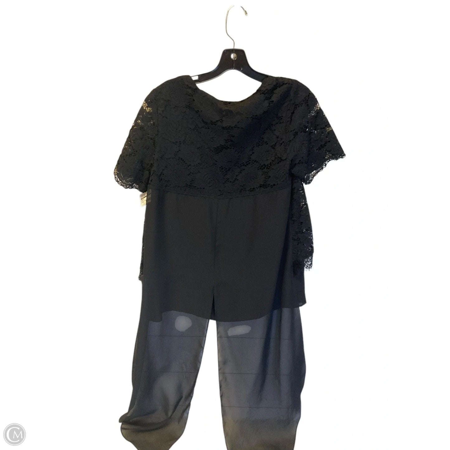 Top Short Sleeve By Crosby In Black, Size: S