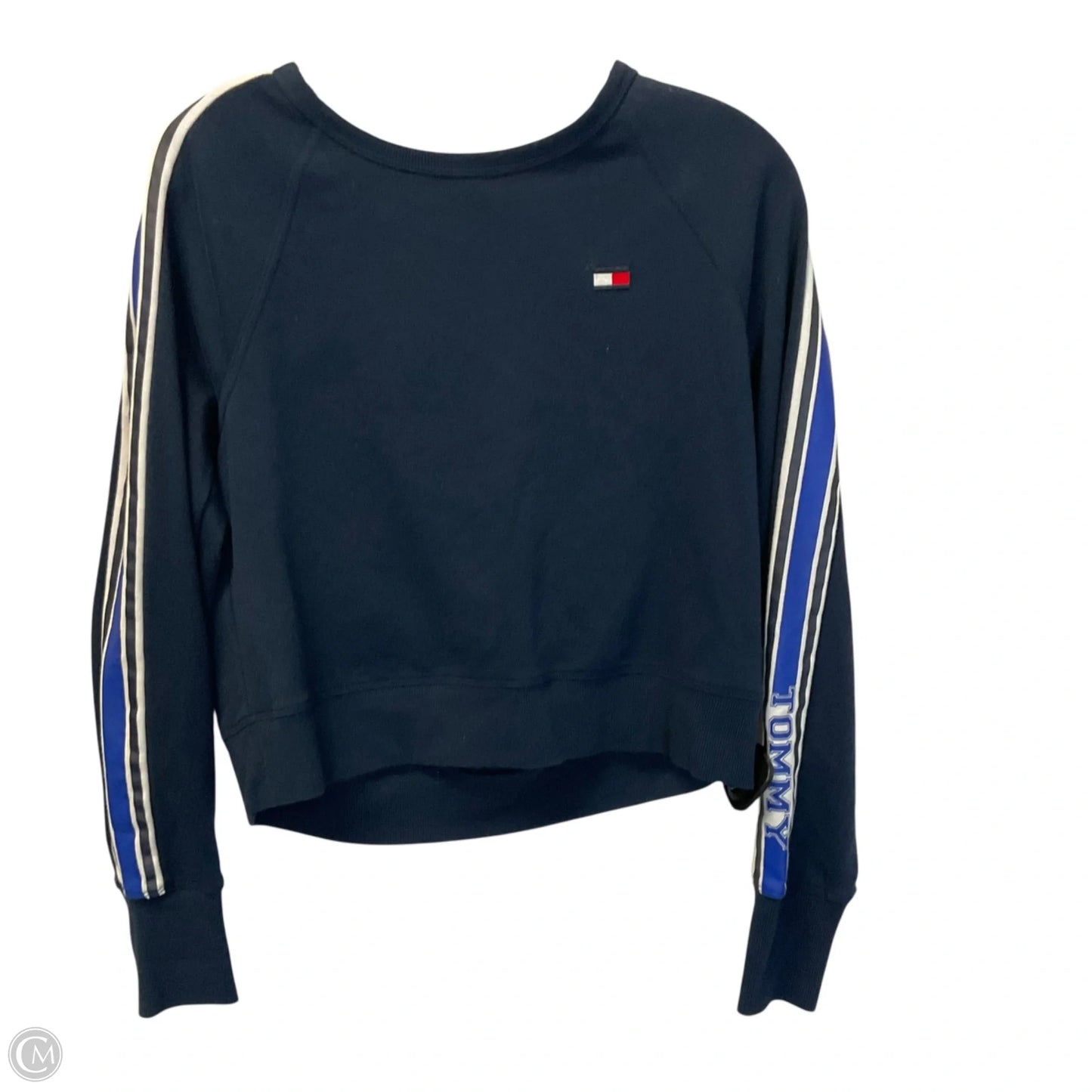Top Long Sleeve By Tommy Hilfiger In Navy, Size: Xs