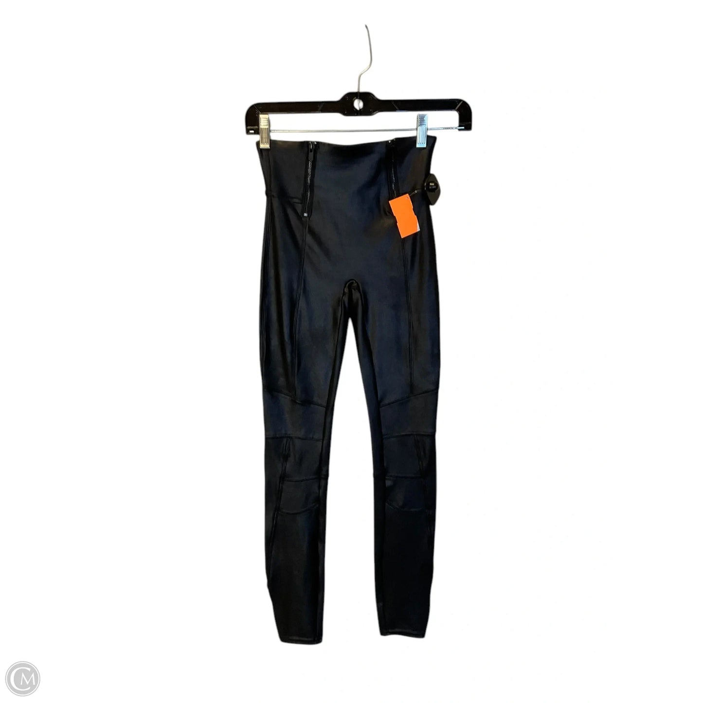 Athletic Leggings By Spanx In Black, Size: Xs