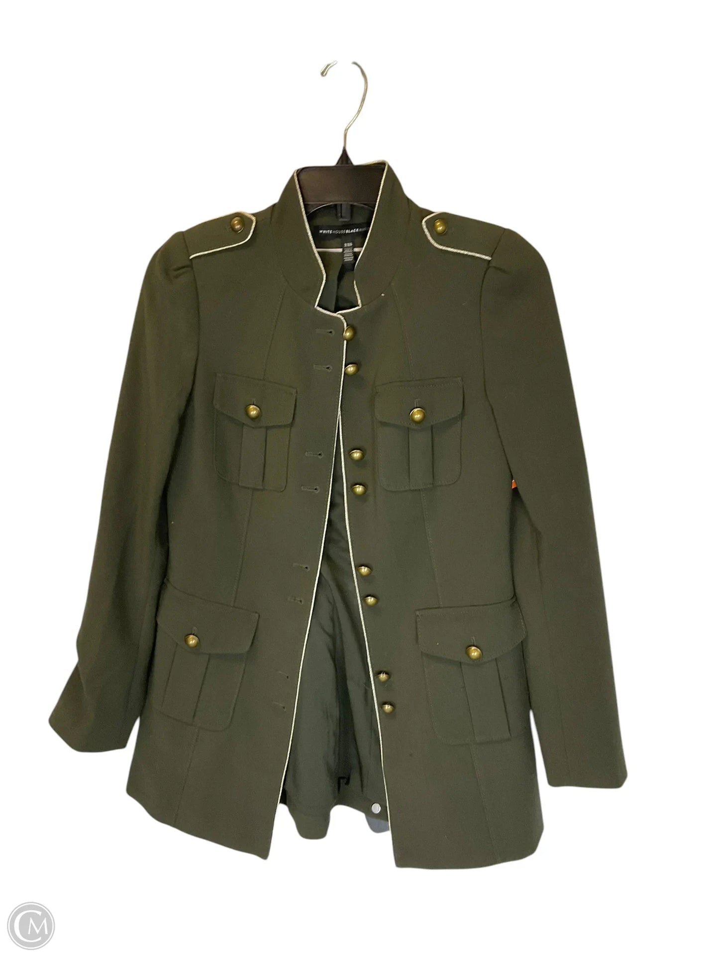 Blazer By White House Black Market In Green, Size: Xxs