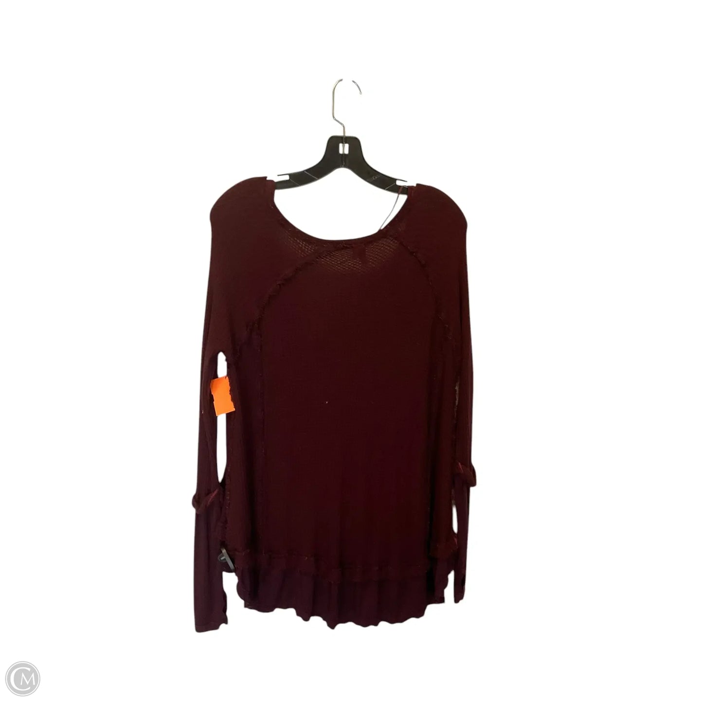 Top Long Sleeve By Free People In Red, Size: Xs