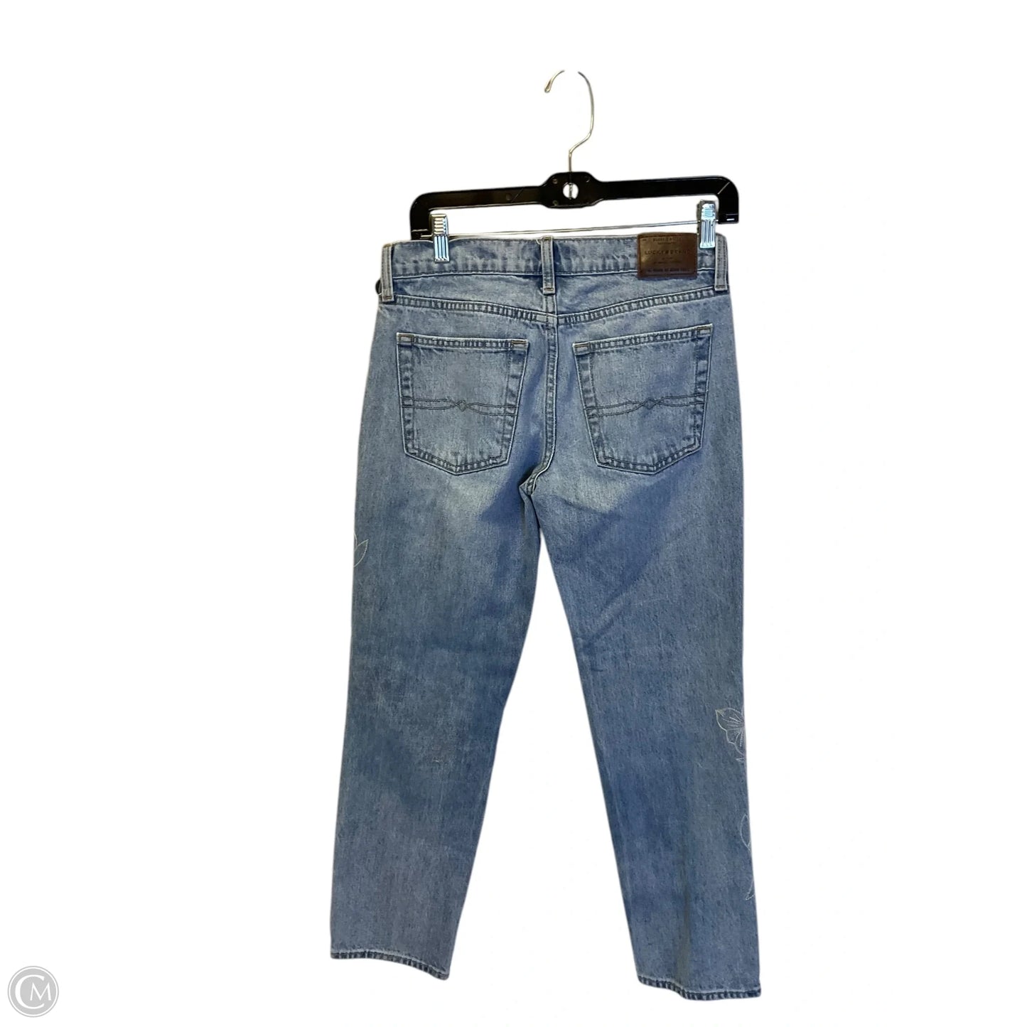 Jeans Straight By Lucky Brand In Blue Denim, Size: 2