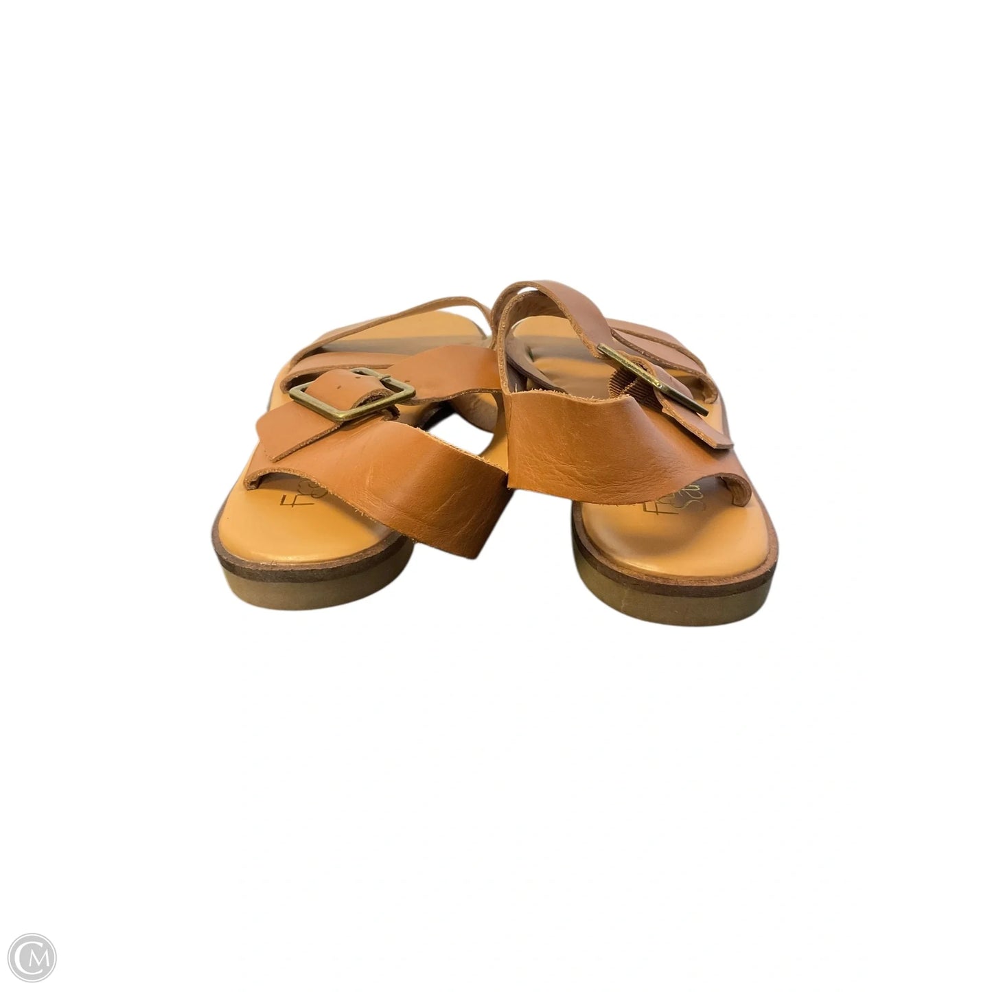 Sandals Flats By Franco Sarto In Tan, Size: 7.5