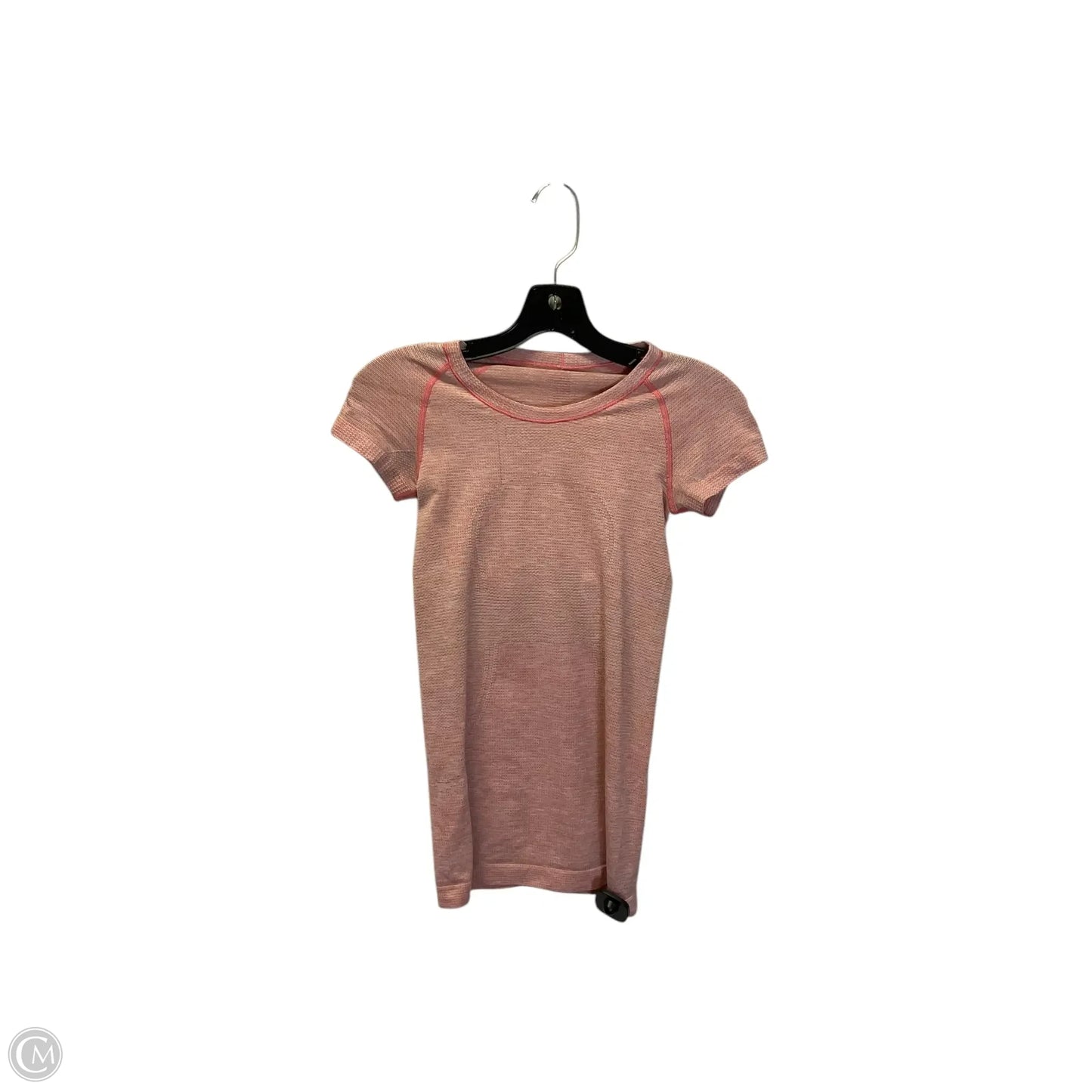 Athletic Top Short Sleeve By Lululemon In Orange