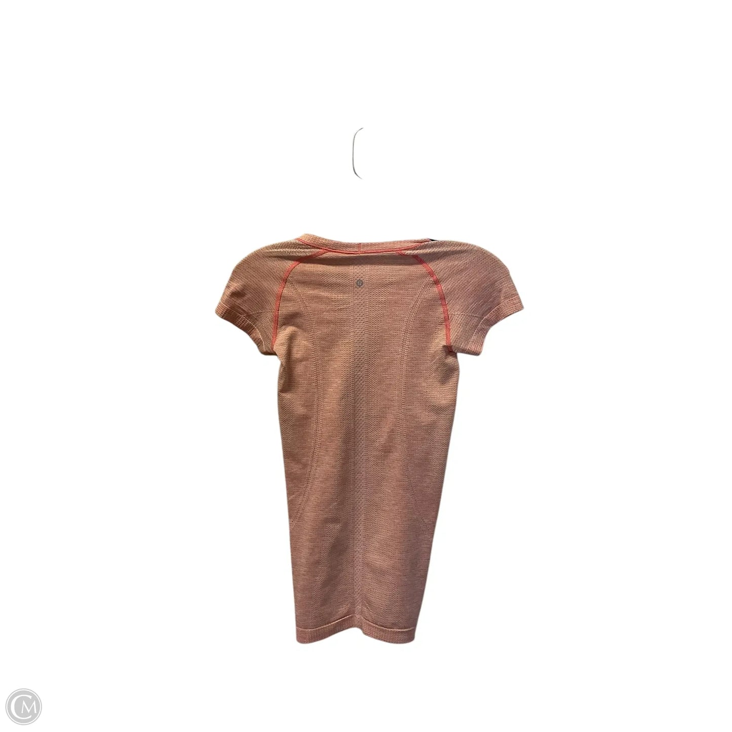 Athletic Top Short Sleeve By Lululemon In Orange