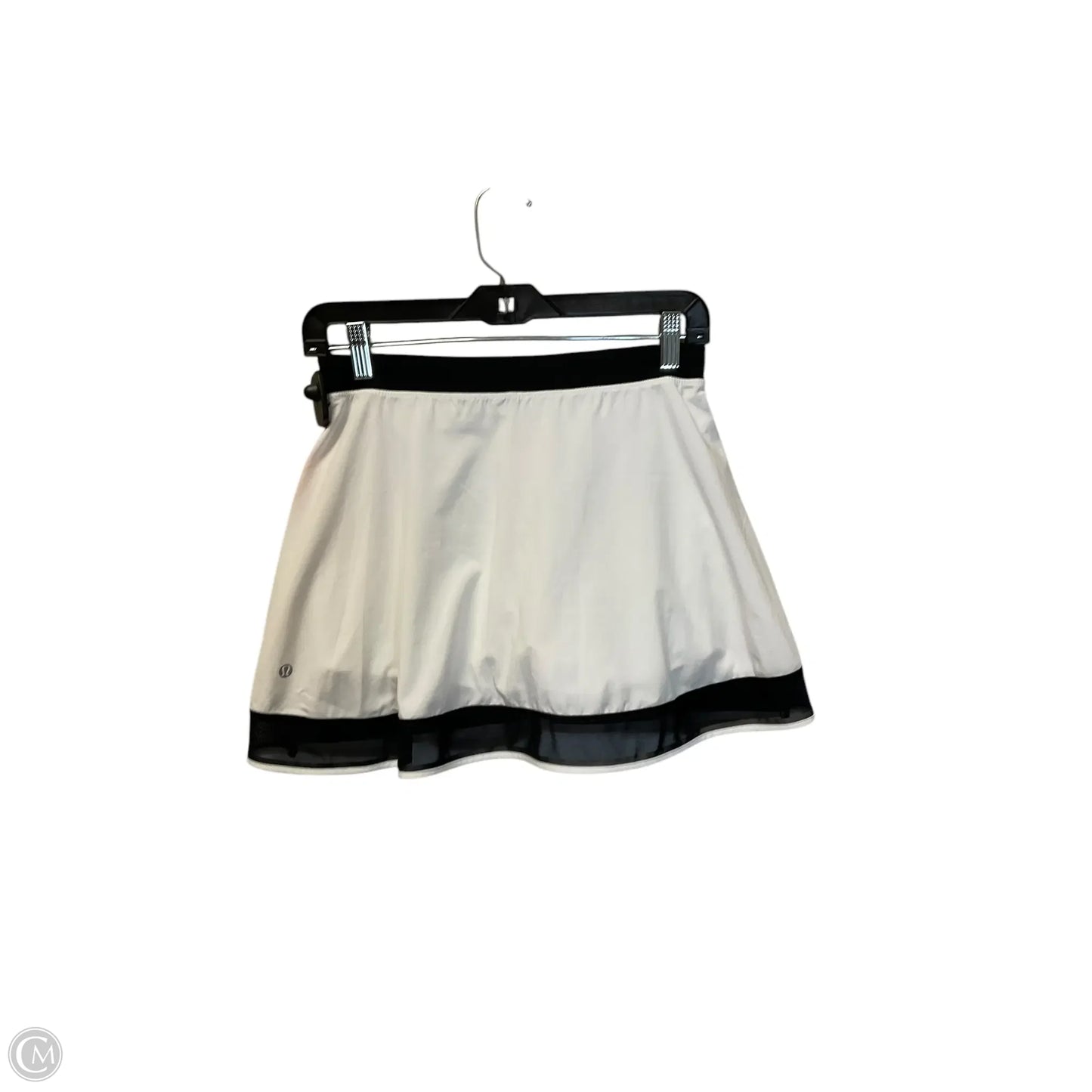 Athletic Skort By Lululemon In White, Size: 6