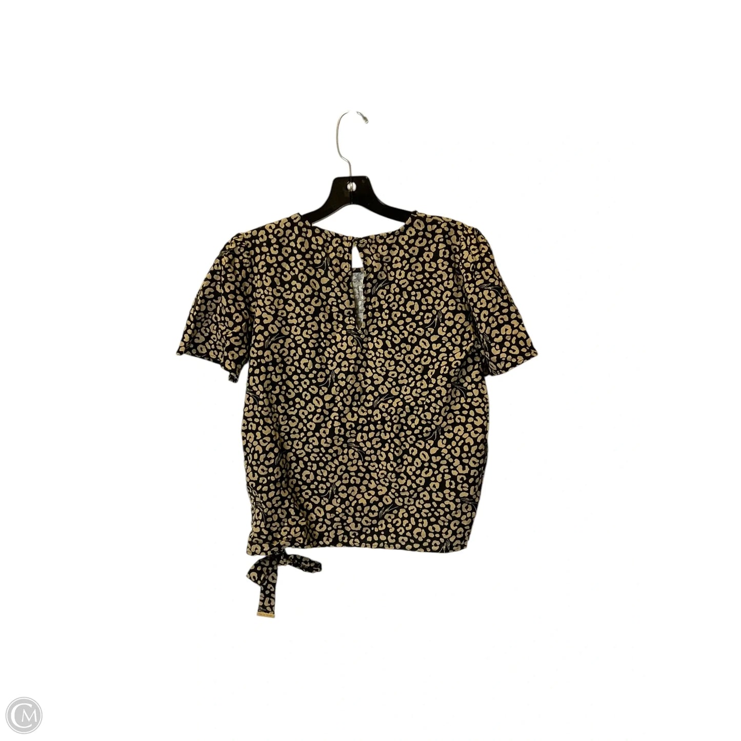 Top Short Sleeve By Michael By Michael Kors In Tan, Size: S