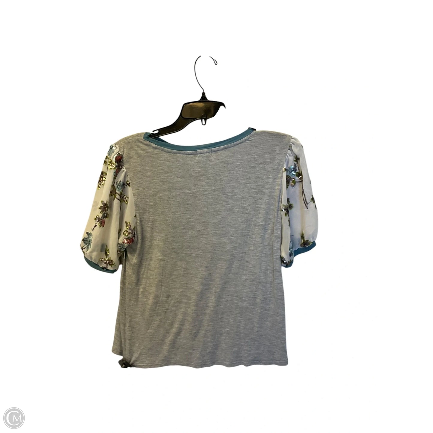 Top Short Sleeve By Tiny In Grey, Size: Xs