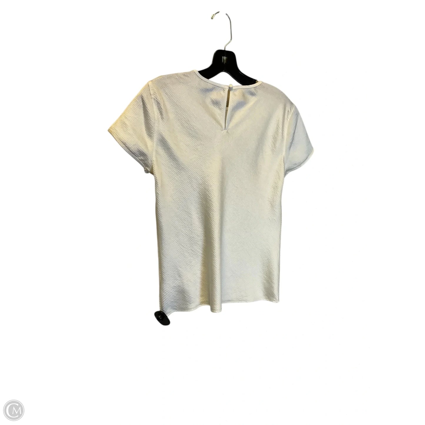 Top Short Sleeve By Express In White, Size: Xs