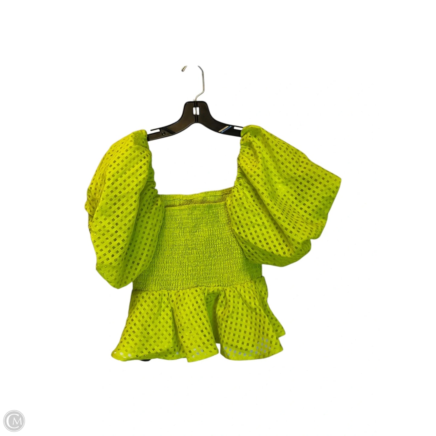Top Short Sleeve By Entro In Green, Size: L