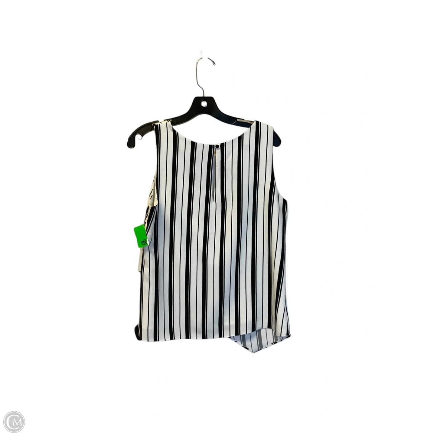 Top Sleeveless By White House Black Market In Striped Pattern, Size: M