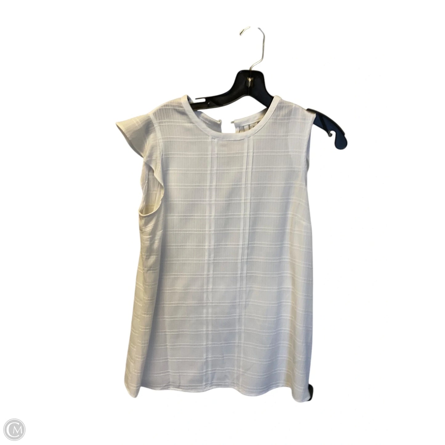 Top Short Sleeve By Elle In White, Size: M
