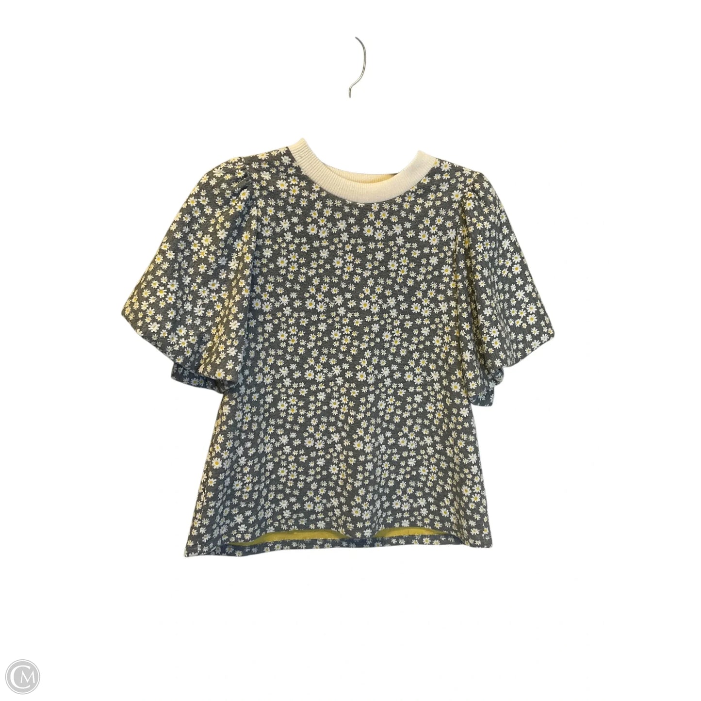 Top Short Sleeve By Thml In Blue, Size: S
