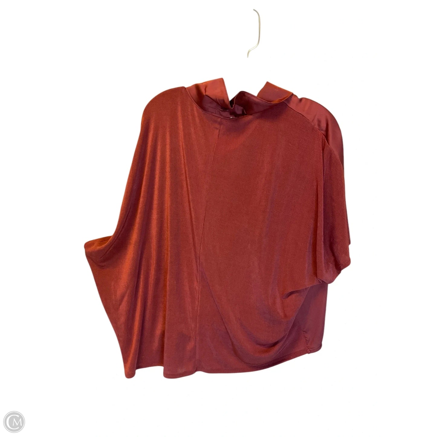 Top Short Sleeve By Chenault In Red, Size: L