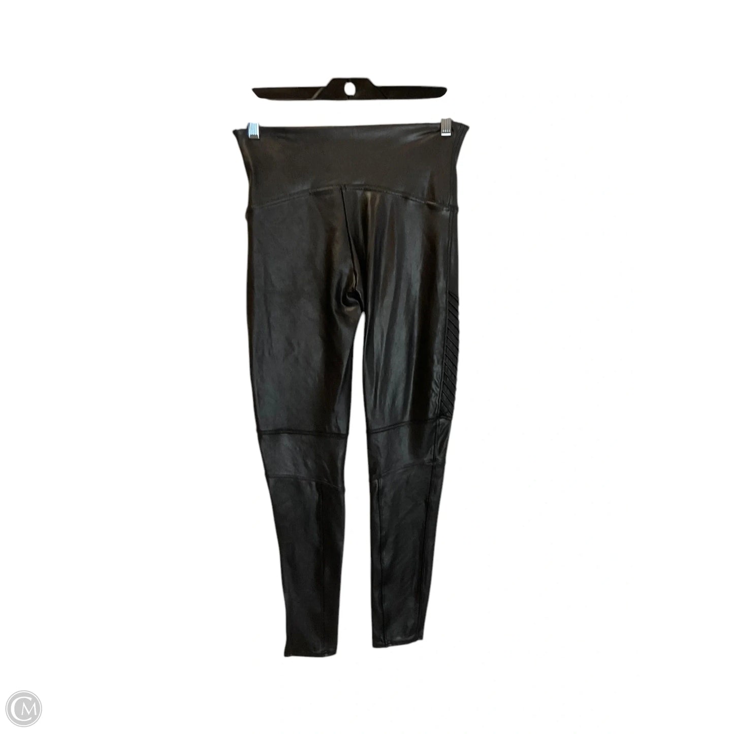 Athletic Leggings By Spanx In Black, Size: L