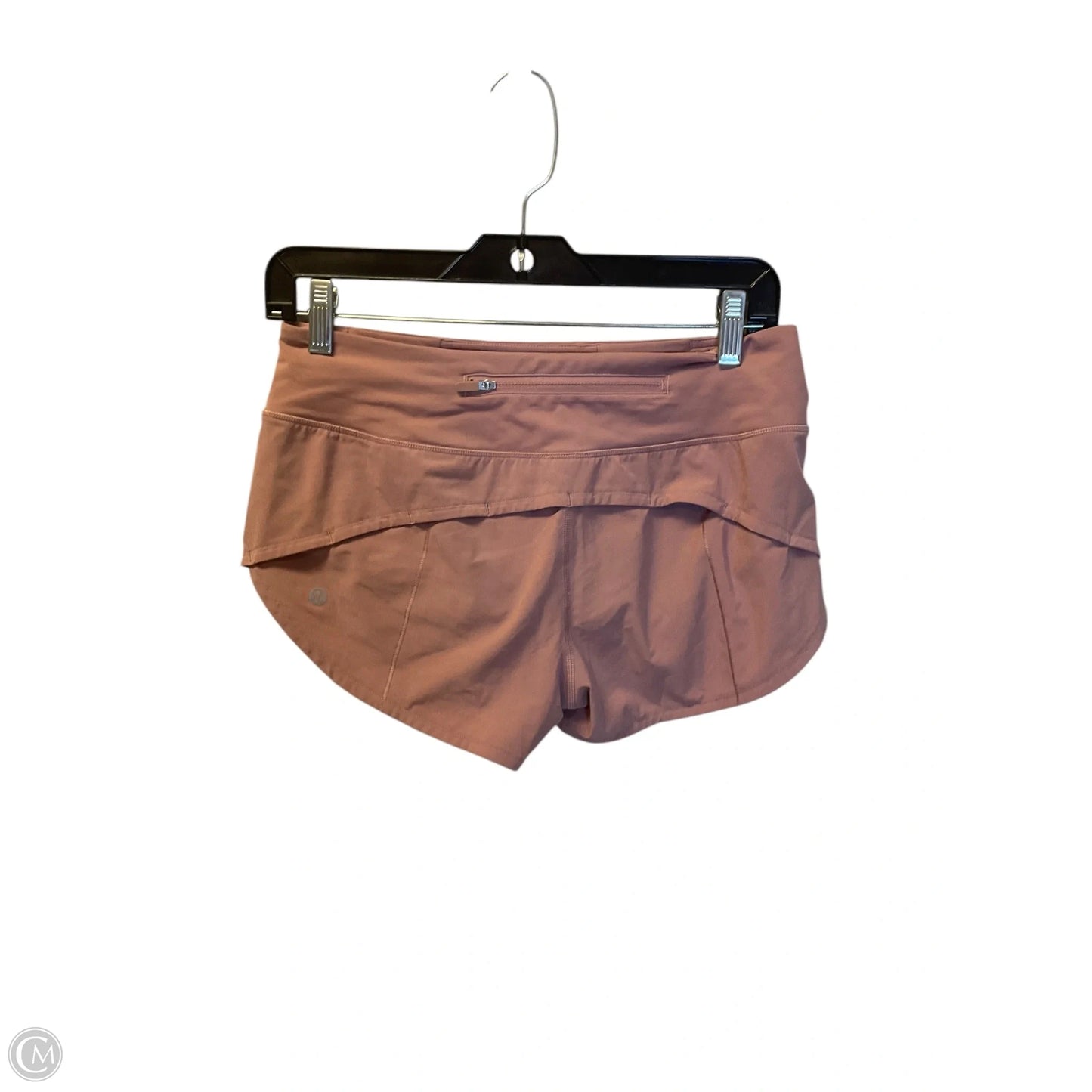 Athletic Shorts By Lululemon In Pink, Size: 4