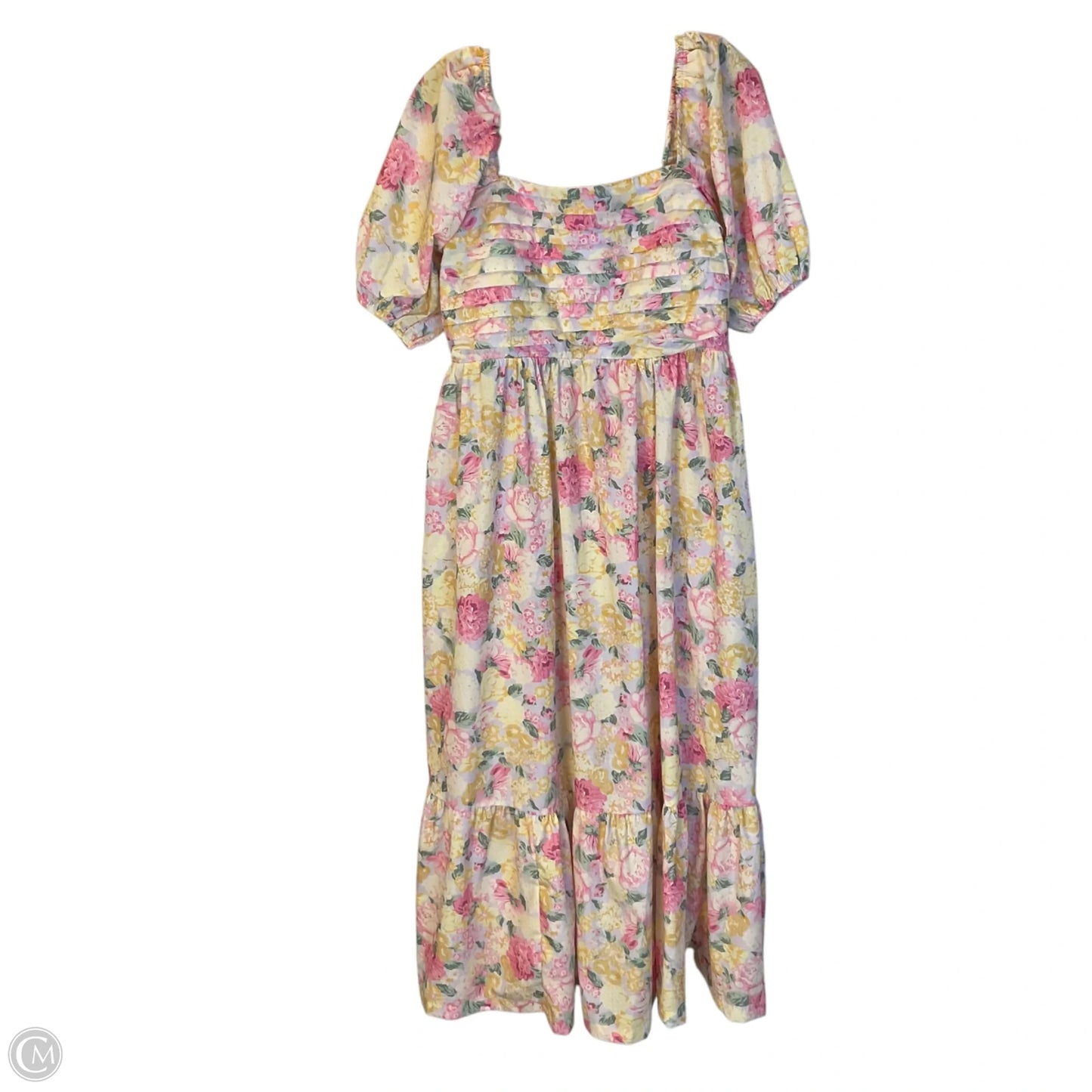 Dress Casual Maxi By Cmc In Floral Print, Size: L