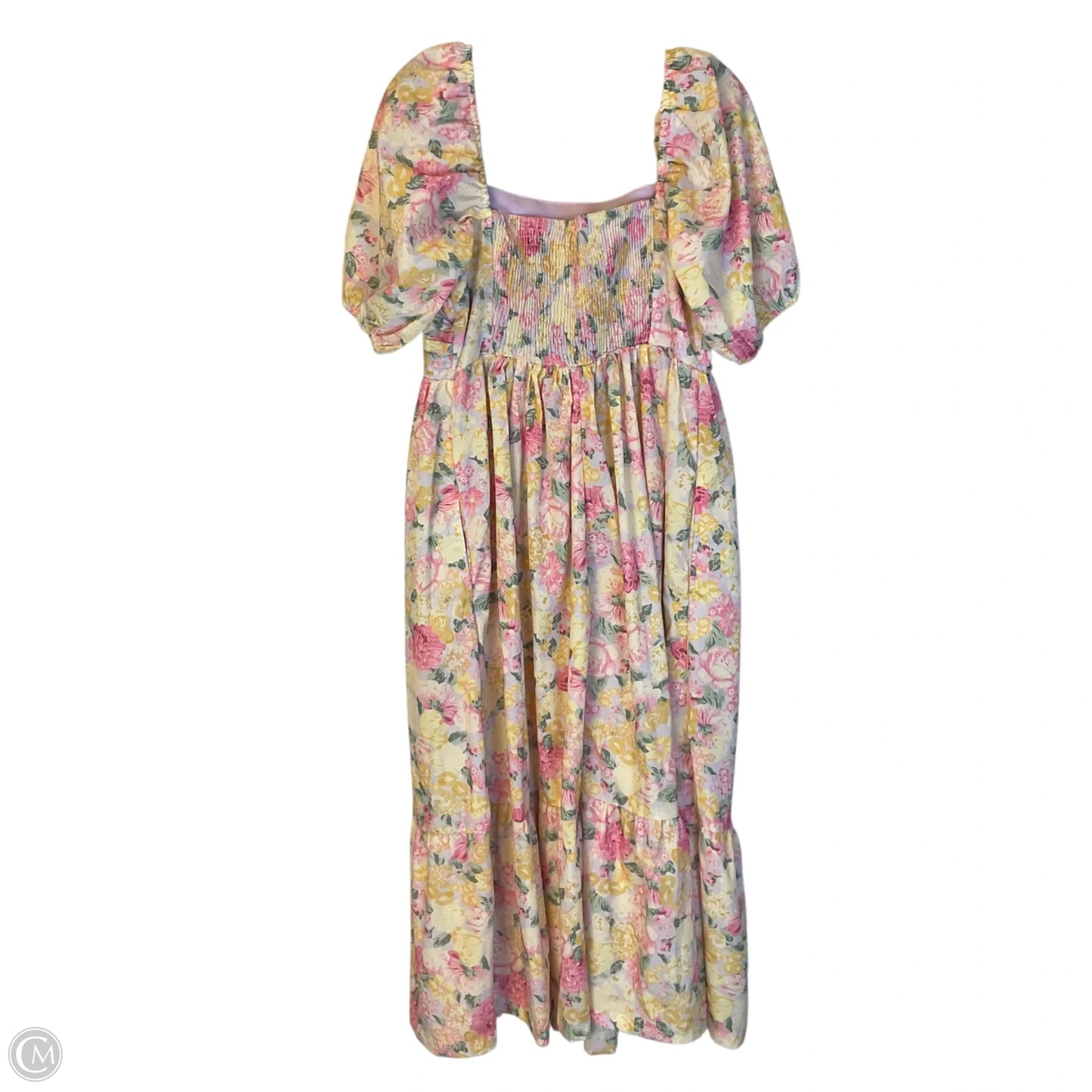 Dress Casual Maxi By Cmc In Floral Print, Size: L