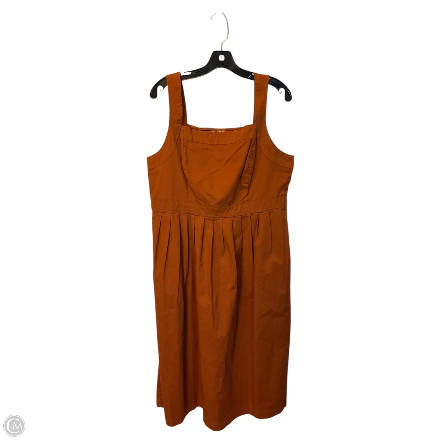 Dress Casual Short By Knox Rose In Orange, Size: Xl